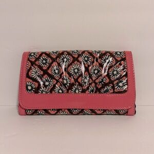 VERA BRADLEY | FRILL WALLET in Mocha Rouge